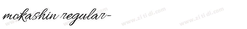 mokashin regular字体转换